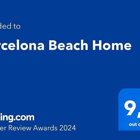 Barcelona Beach Home Экстерьер фото